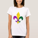 Watercolor Fleur De Lis T-shirt at Zazzle