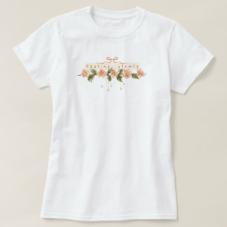 Watercolor flora pink coquette motivational T-Shirt