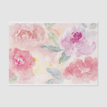Watercolor Floral 2 - tissue paper