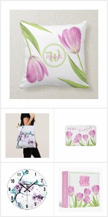 Watercolor floral art