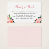 Watercolor Floral Baby Shower Book Request (Front & Back)