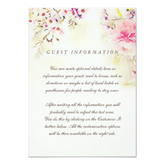 Wedding Insert Cards Dittobug Invitations Debonair Wedding Insert Card