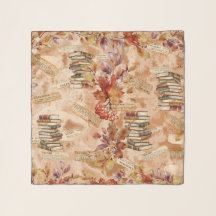 Watercolor Floral Book Lover Autumn