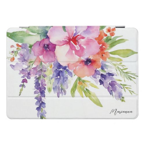 Watercolor Floral Bouquet iPad Pro Cover