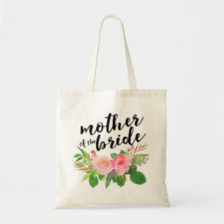 Watercolor Floral Bouquet|Mother of the Bride Tote Bag