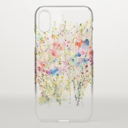 Watercolor Floral Bouquet Iphone Xs Case