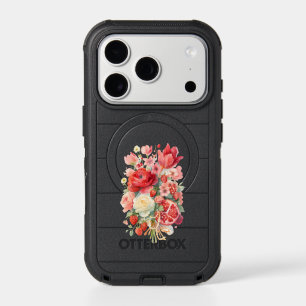 Watercolor Floral Bouquet with Fruits and Pearls – iPhone 17 Pro Case