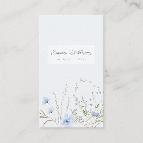 Watercolor Floral  Business Card