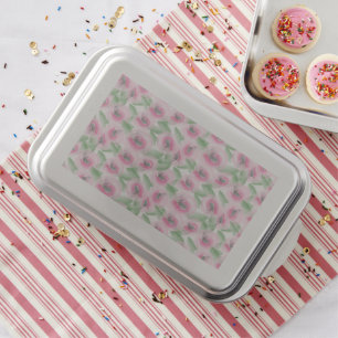 Watercolor Floral Cake Pan