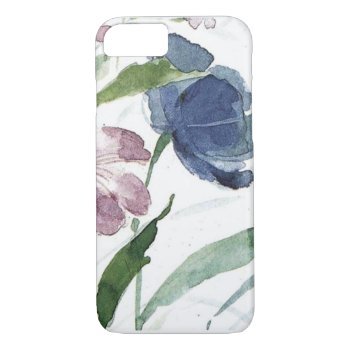 Watercolor Floral Iphone 8/7 Case by sloanes_designs at Zazzle
