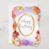 Watercolor floral congratulation (Front)