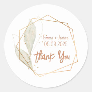 Watercolor Floral Customizable Text Sticker
