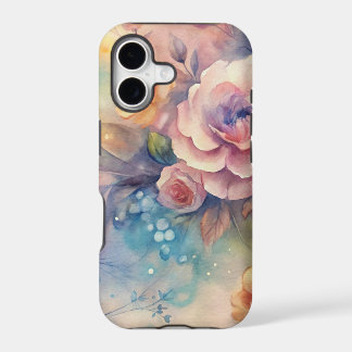 Watercolor floral design iPhone 17 case