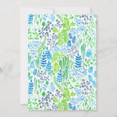 Watercolor floral doodles white (Front)