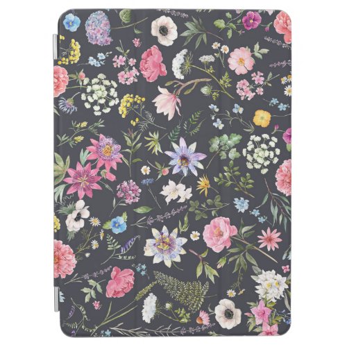 Watercolor Floral Gentle Summer Pattern iPad Air Cover