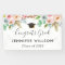 Watercolor Floral Girl Graduate Graduation Party