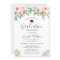 Watercolor Floral Girly Photo Graduation Party