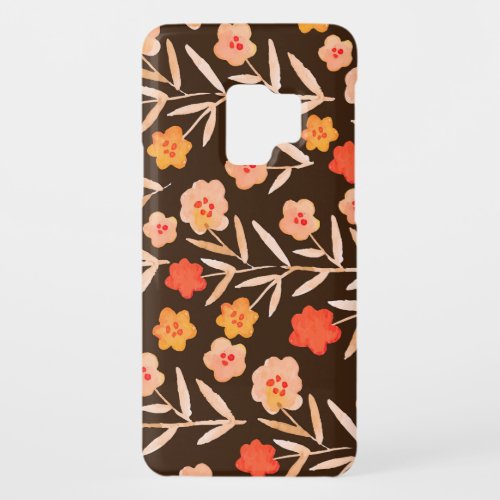 Watercolor Floral Hand Drawn Texture Case_Mate Samsung Galaxy S9 Case