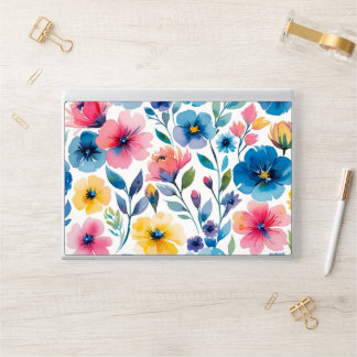 Watercolor Floral HP Laptop Skin