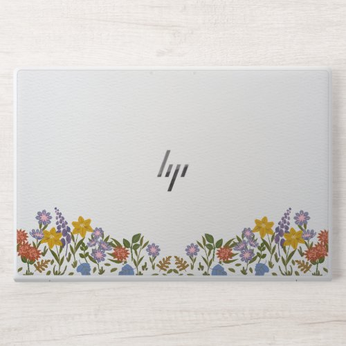 Watercolor Floral HP Laptop Skin