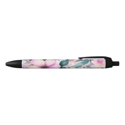 Watercolor Floral Ink Pen