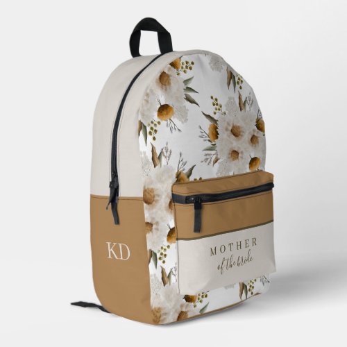 Watercolor Floral Mother Of The Bride Backpack