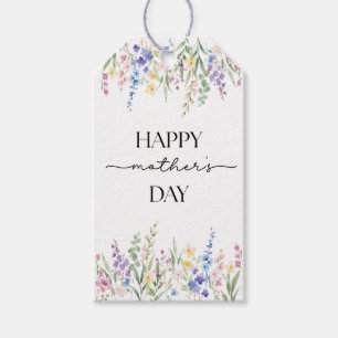 Watercolor Floral Mother’s Day Customizable Gift Tags