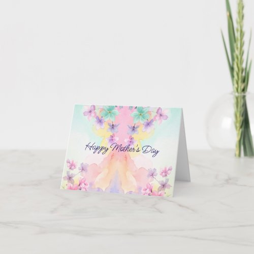 Watercolor Floral Mother's Day Card