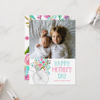 Watercolor Floral Mother's Day Card