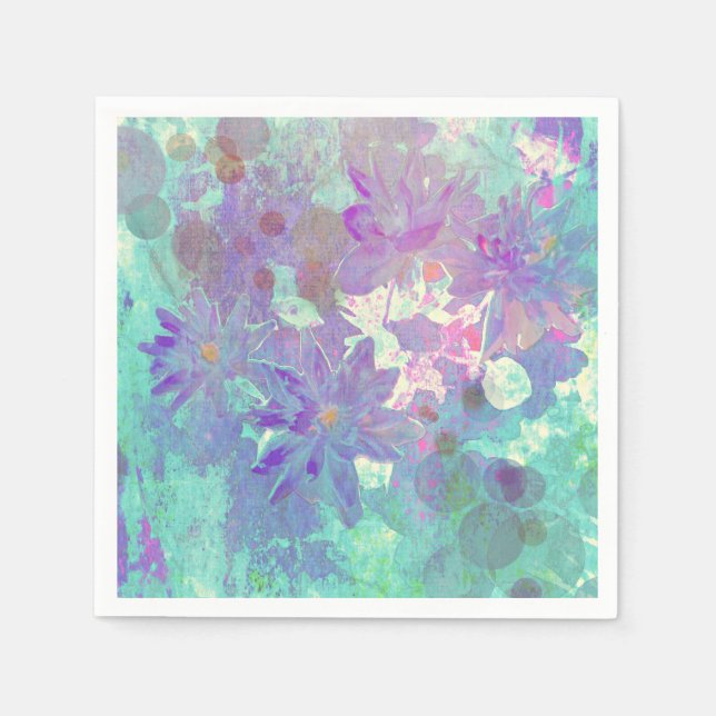 Watercolor Floral Napkins (Front)