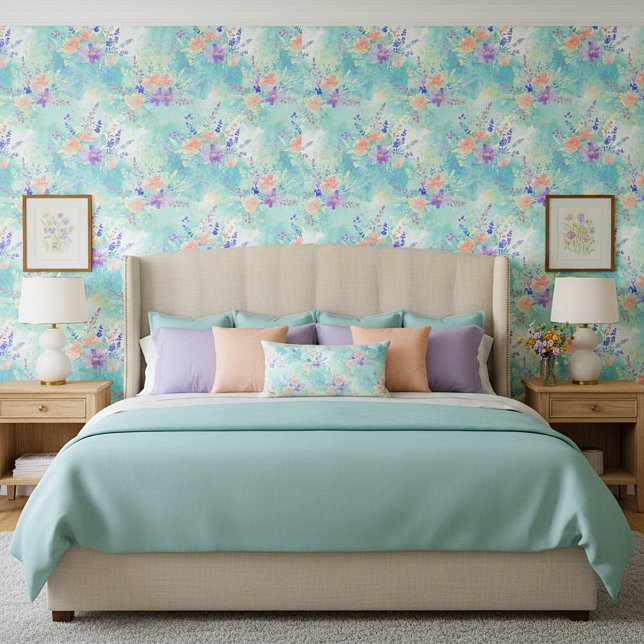 Watercolor floral pattern wallpaper  (Creator Uploaded)