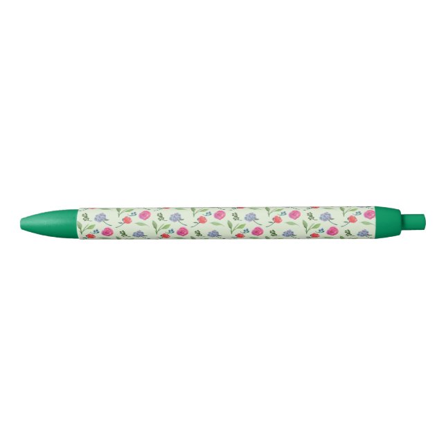 Watercolor Floral Pen (Front)