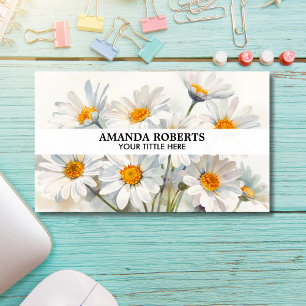 Watercolor Floral Personal Business Card