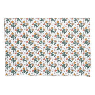Watercolor floral pillow case