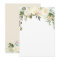 Watercolor Floral Pink Cream Ivory Shower BLANK