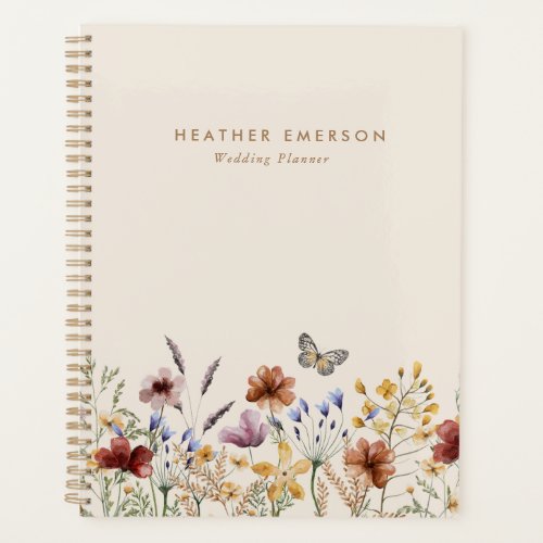 Watercolor Floral Planner