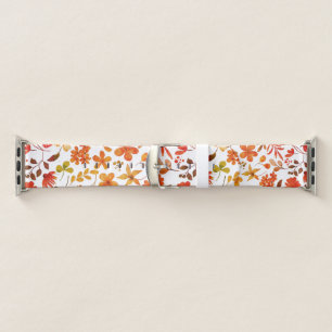 Watercolor Floral Print  Apple Watch Band