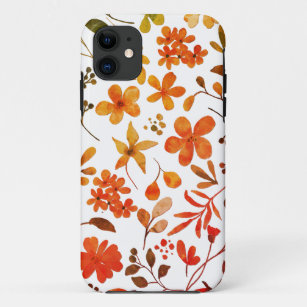 Watercolor Floral Print  iPhone 11 Case