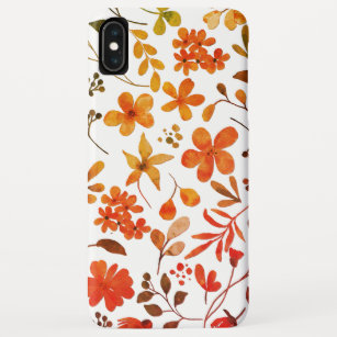 Watercolor Floral Print  iPhone XS Max Case