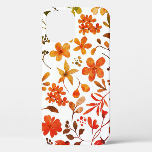 Watercolor Floral Print  iPhone 12 Case