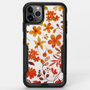 Watercolor Floral Print  OtterBox Commuter iPhone 11 Pro Max Case