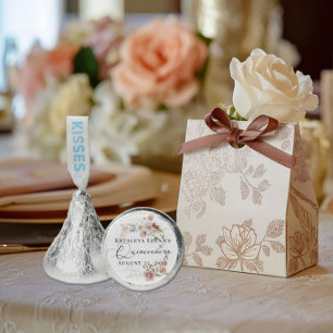 Watercolor Floral Quinceanera Hershey®'s Kisses®