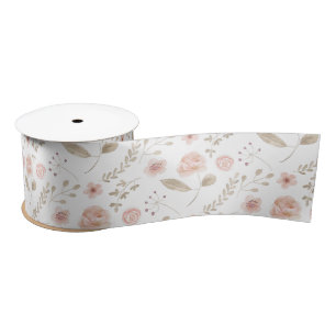 Watercolor Floral Ribbon