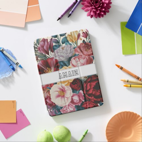 watercolor floral Rose Garden iPhone  iPad case
