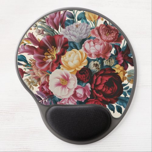 watercolor floral Rose Garden iPhone  iPad case Gel Mouse Pad