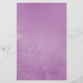 Watercolor Floral Spring Baby Shower Bingo (Back)