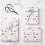 Watercolor Floral Wrapping Paper Sheets<br><div class="desc">Celebrate any special occasion with these beautiful watercolor floral wrapping paper sheets!</div>
