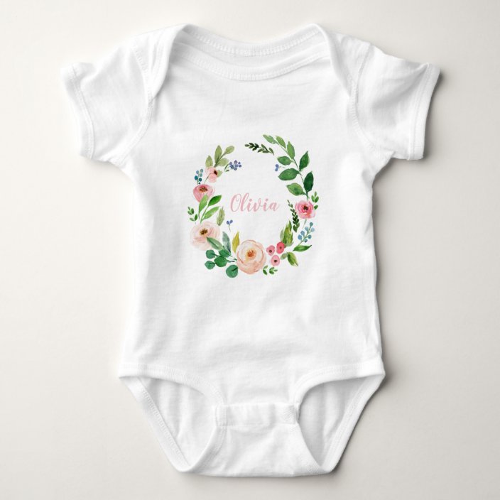personalised baby bodysuit
