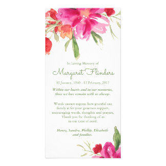 funeral thank you cards