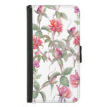Watercolor Florals: Hand-Painted Harmony Samsung Galaxy S5 Wallet Case